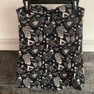 Pacsun Nollie Sweetheart Hamsa Print Tube Top